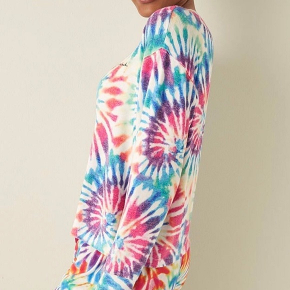 (M) VICTORIA'S SECRET (PINK) Cozy Top Long Sleeve - Picture 2 of 4